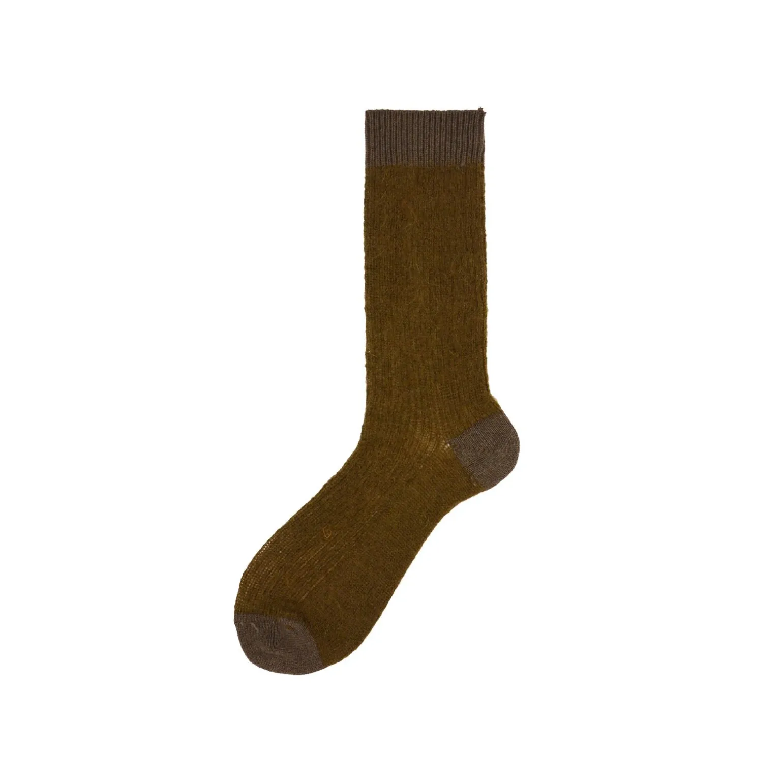 Calza corta a costa in mohair Jonathan