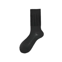 Calza corta a coste misto cashmere bicolor Jim