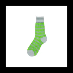Calza corta da donna trasparente con logo Symbol