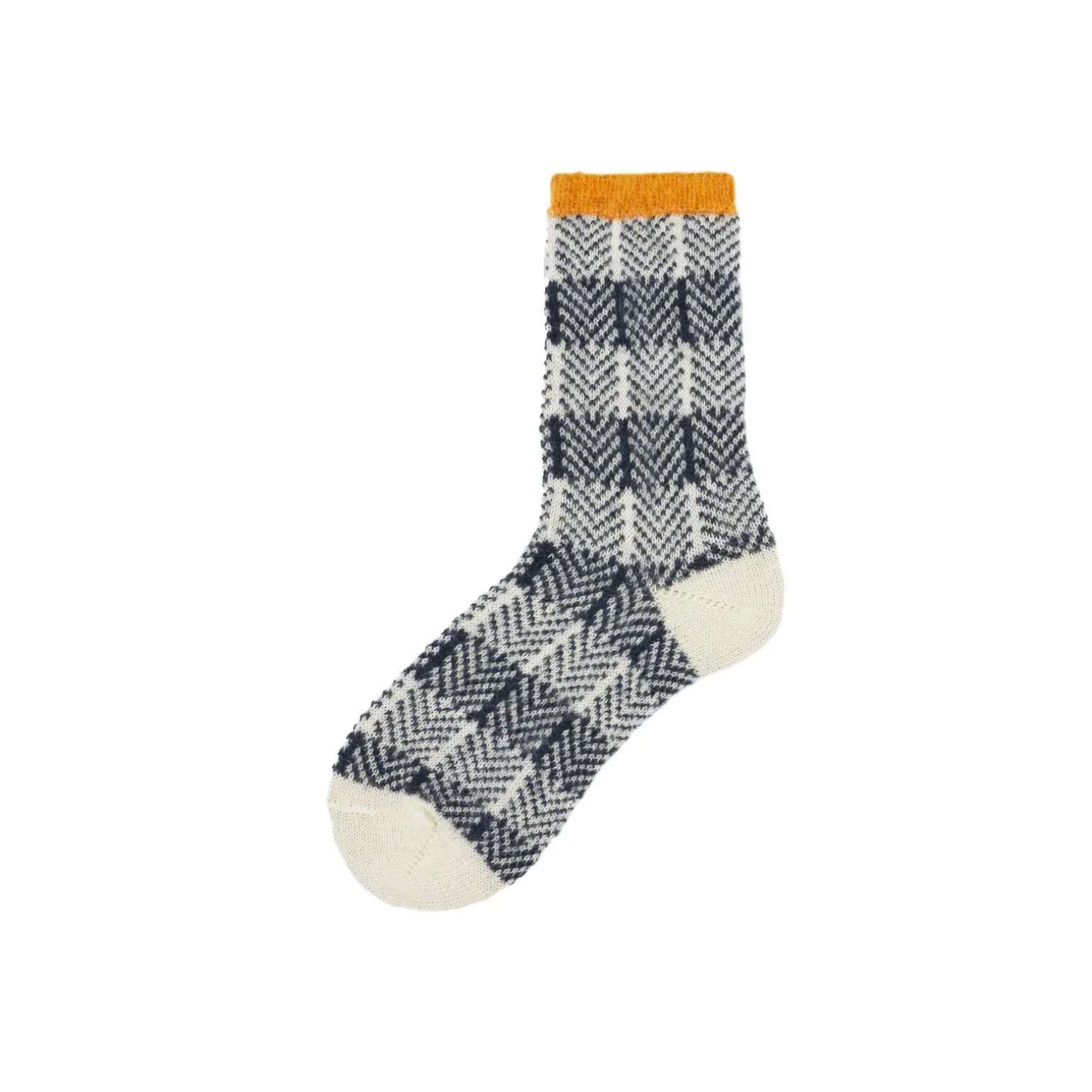 Calza corta in baby mohair a rigoni a lisca Olivia