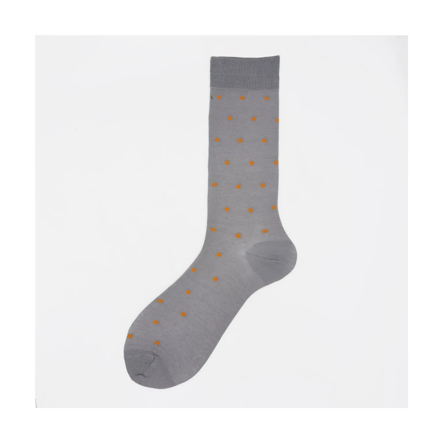 Calza corta in cotone a pois N°219
