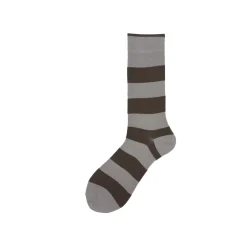 Calza corta in cotone a righe rugby Rigone