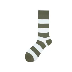 Calza corta in cotone a righe rugby Rigone