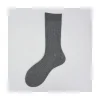 Calza corta in cotone bio e cashmere e seta a coste Gold