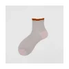 Calza corta in cotone con polso bambola Anemone