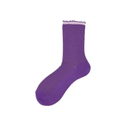 Calza corta in cotone con motivo liks diffuso Gilma