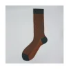 Calza corta in cotone e cashmere in fantasia verticale Roger
