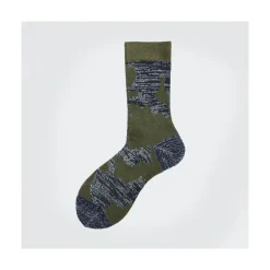 Calza corta in cotone e lurex a macchie Amelia