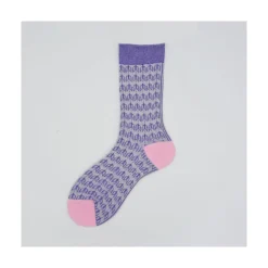 Calza corta in cotone in fantasia con le api Naomi