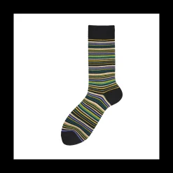 Calza Corta in Cotone Multiriga Emerald