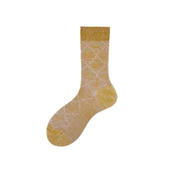 Calza corta in cotone overcheck Check