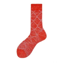 Calza corta in cotone overcheck Check