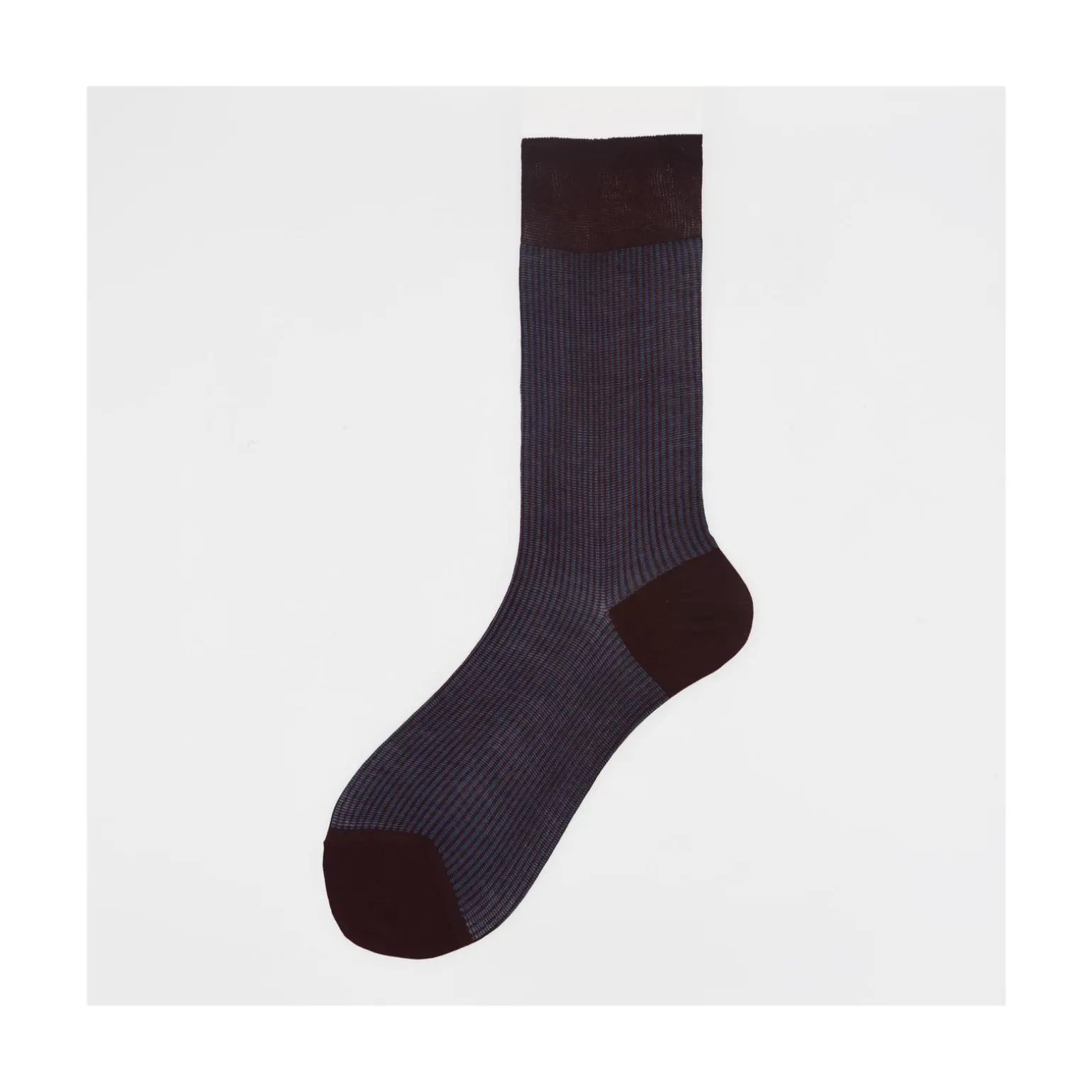 Calza corta in cotone oxford Mirto