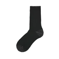 Calza corta in lana e lurex a coste N.279