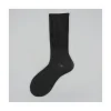 Calza corta in misto cashemere bicolor Pam