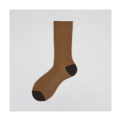 Calza corta in misto cashmere a costine Angelique