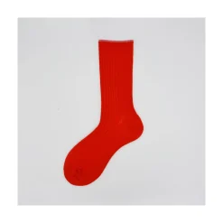 Calza corta in misto cashemere a coste e tip in lurex Justine