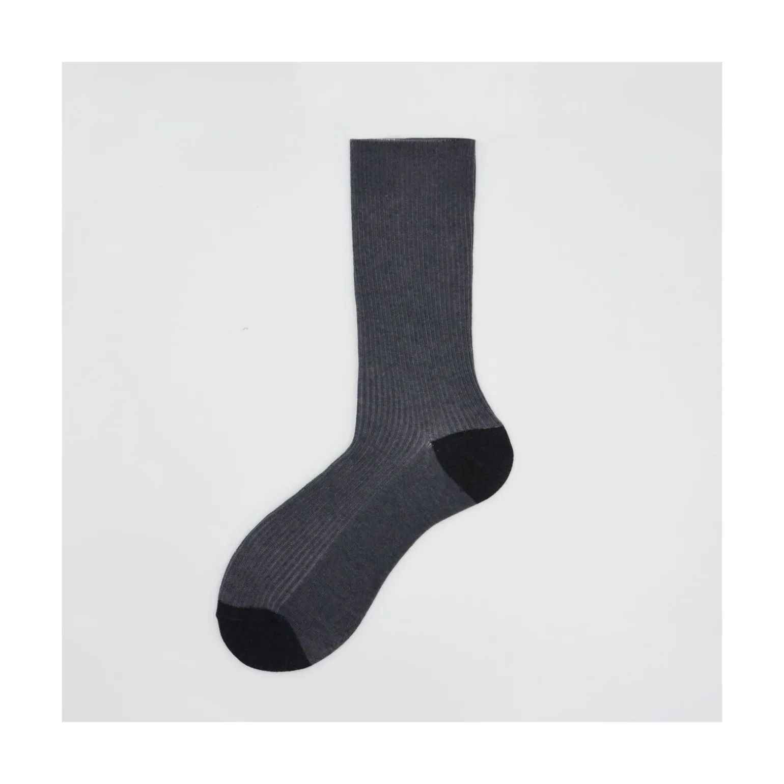 Calza corta in misto cashmere a costine Angelique