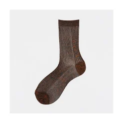 Calza corta in viscosa lurex tinta unita Camilla