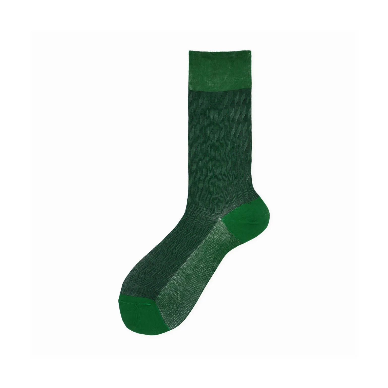 Calza corta uomo in cotone links jacquard a righe Pyne