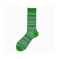 Calza corta uomo in cotone multiriga Genjo