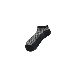 Calza da sneakers da uomo in cotone pied de poule Ayan