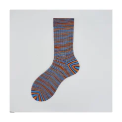Calza in cotone e lana vergine effetto sfumato Lea