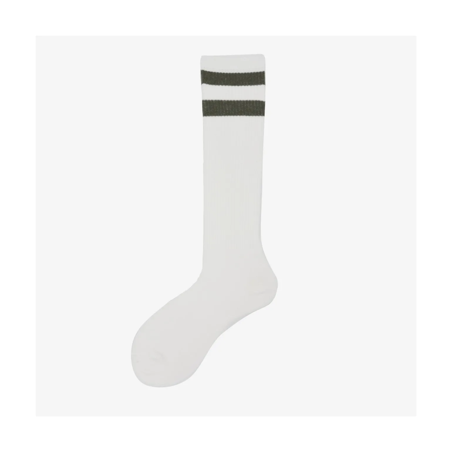 Calza lunga donna in cotone con righe Teja