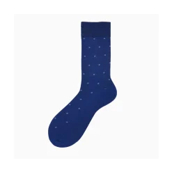 Calza lunga uomo in cotone con pois N.219