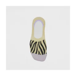 Fantasmino da donna in cotone filoscozia con fantasia animalier Sabbia