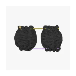 Top donna a bande in crochet Sangria