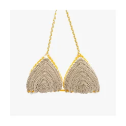 Top donna a triangolo in crochet Caipirinha