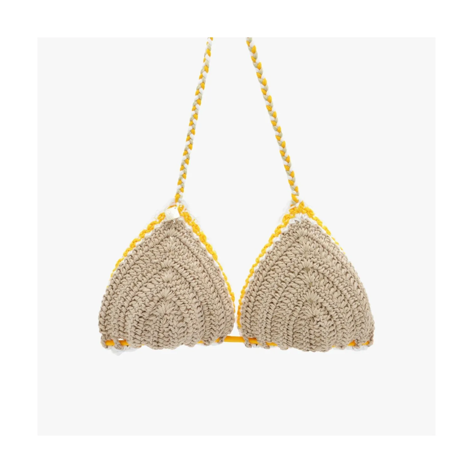 Top donna a triangolo in crochet Caipirinha