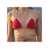 Triangolo da donna in cotone crochet Caipirinha