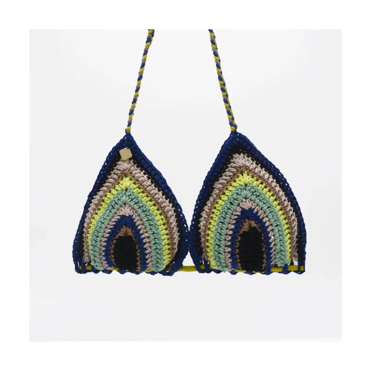 Triangolo in crochet multicolor Sour